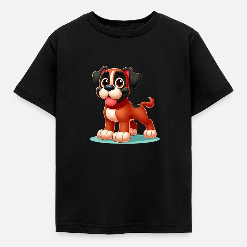 boxer - T-shirt Enfant - noir