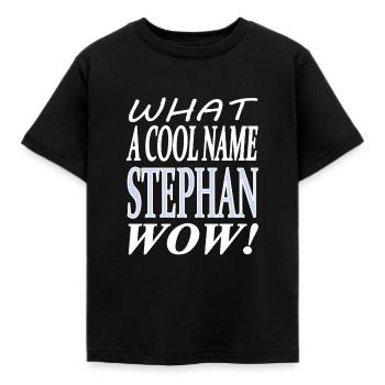 Je m’appelle Stephan, je suis Stephan Gift Idea - T-shirt Enfant - noir - Devant - AI Model Kid Female (0cm)