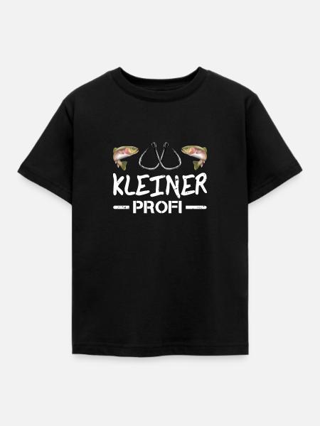 Kinder Angeln - Kinder T-Shirt - Schwarz