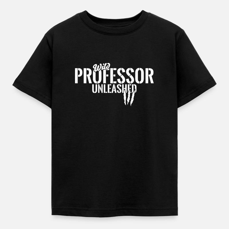 Wilder Professor unleashed - Kids' T-Shirt - black