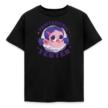 Professionelles Geduldtester Mädchen Widerliches - Kinder T-Shirt - Schwarz - Vorne - AI Model Kid Female (0cm)