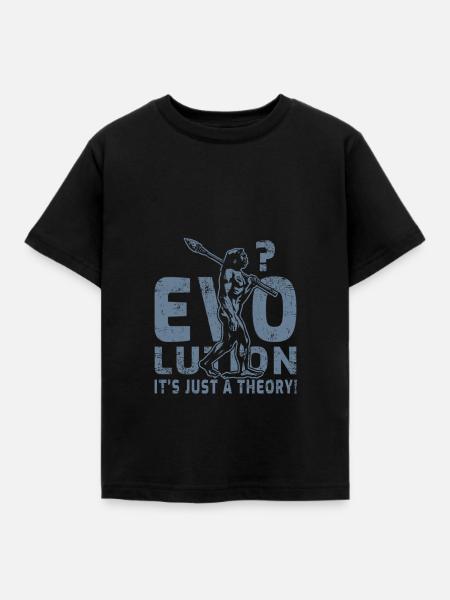 Neandertaler - Kinder T-Shirt - Schwarz