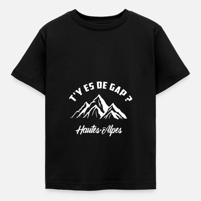 T'y es de Gap ? - Blanc - T-shirt Enfant - noir