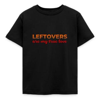 Reste Meine einzig wahre Liebe Sarkastisches Erntedankfest - Kinder T-Shirt - Schwarz - Vorne - AI Model Kid Female (0cm)