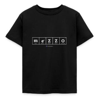 Mezzo (dunkle Stoffe) - Kinder T-Shirt - Schwarz - Vorne - AI Model Kid Female (0cm)