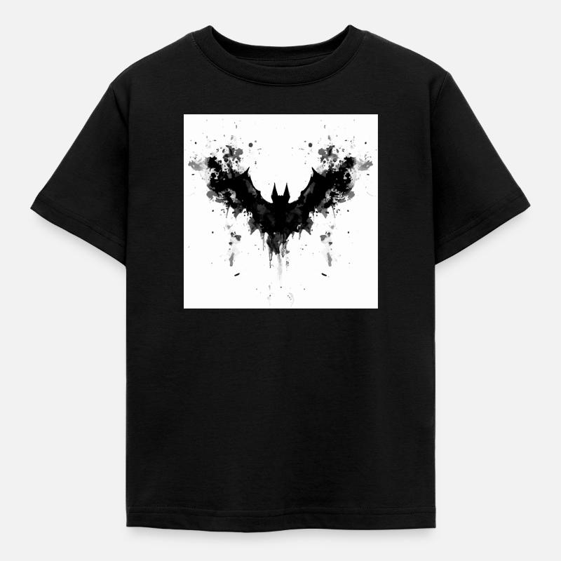 Rorschach-Fledermaus - Kinder T-Shirt - Schwarz