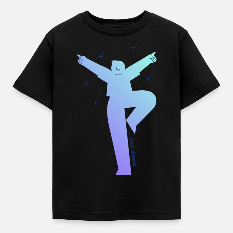Just Dance - Kinder T-Shirt - Schwarz