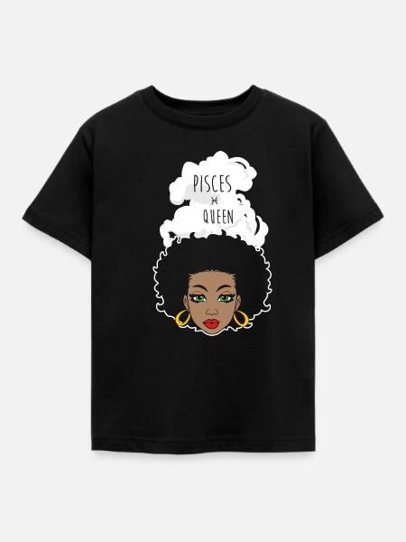 Sternzeichen Fische - Kinder T-Shirt - Schwarz