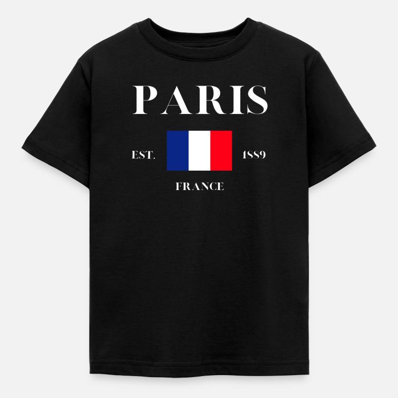 PARIS - Kids' T-Shirt - black