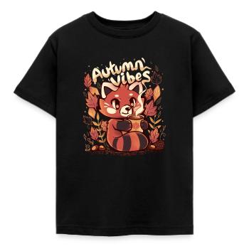 Ambiances d’automne - T-shirt Enfant - noir - Devant - AI Model Kid Female (0cm)