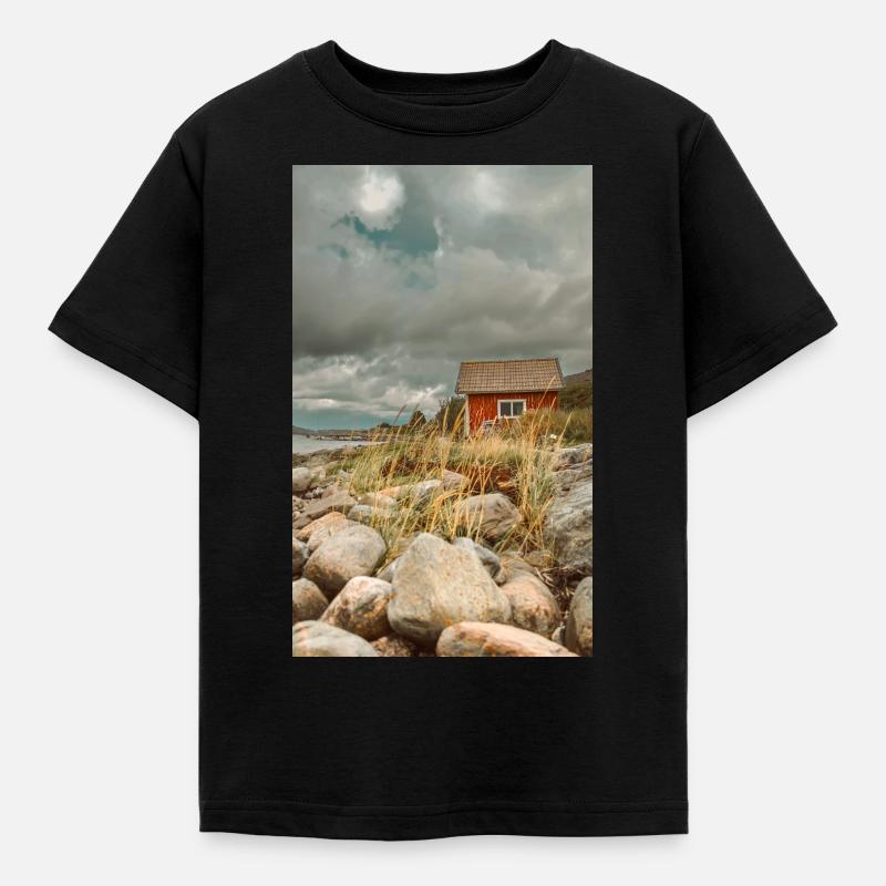 Cabin - Kids' T-Shirt - black