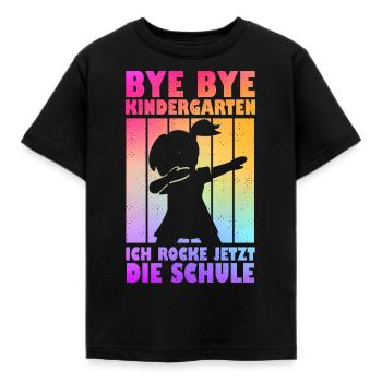 Kindergarten Geschafft 2026 Kita Abgänger 2026 - Kinder T-Shirt - Schwarz - Vorne - AI Model Kid Female (0cm)