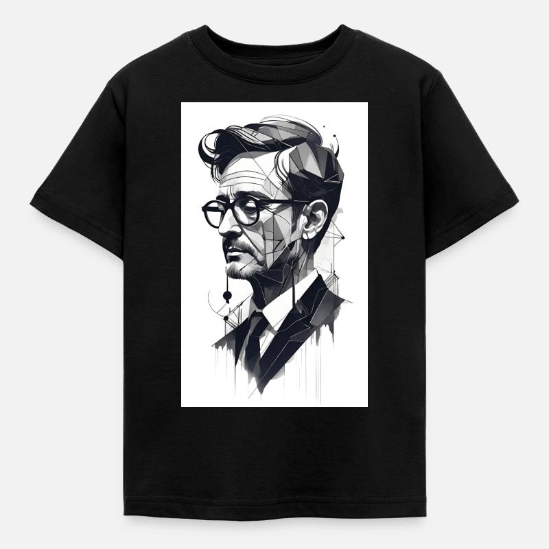 Abstrait Professionnel - T-shirt Enfant - noir