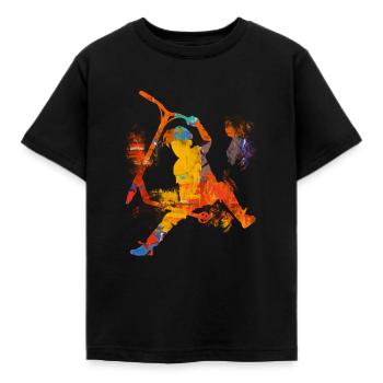 trottinette freestyle - T-shirt Enfant - noir - Devant - AI Model Kid Female (0cm)