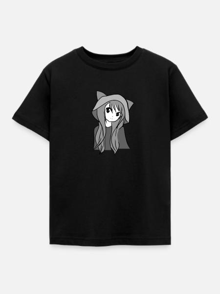 Manga Anime Kawaii - Kinder T-Shirt - Schwarz
