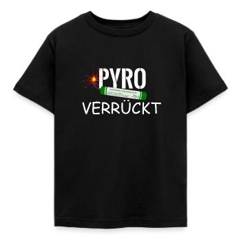 Feu d'artifice pyro fou - T-shirt Enfant - noir - Devant - AI Model Kid Female (0cm)