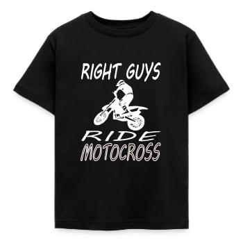 Motocross Ride Cascade Cascade Moto Cadeau - T-shirt Enfant - noir - Devant - AI Model Kid Female (0cm)