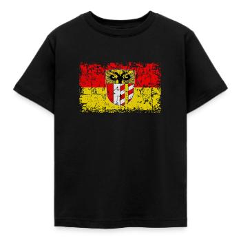 Schwaben - Kinder T-Shirt - Schwarz - Vorne - AI Model Kid Female (0cm)