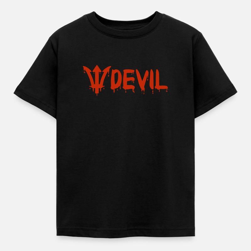 Devil - Devil - Kids' T-Shirt - black