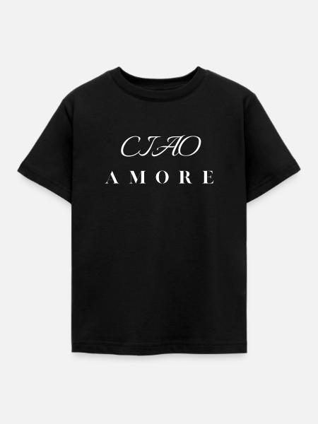 CIAO AMORE - Kinder T-Shirt - Schwarz