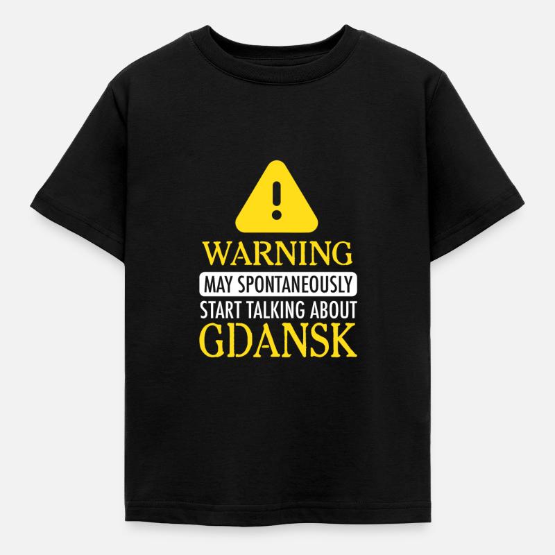 ATTENTION!: Gdansk - T-shirt Enfant - noir