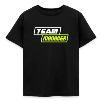 RESPONSABLE D'ÉQUIPE, CADRE - T-shirt Enfant - noir - Devant - AI Model Kid Female (0cm)