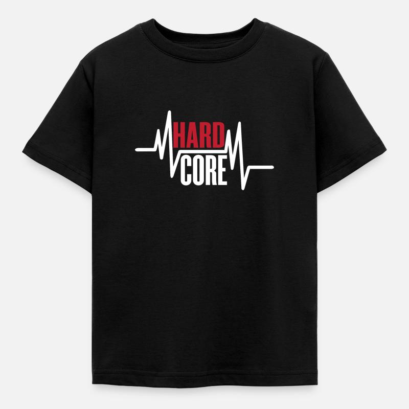 Hard Core - Kids' T-Shirt - black