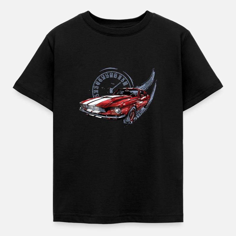 Rote Reise Kutuxa - Kinder T-Shirt - Schwarz