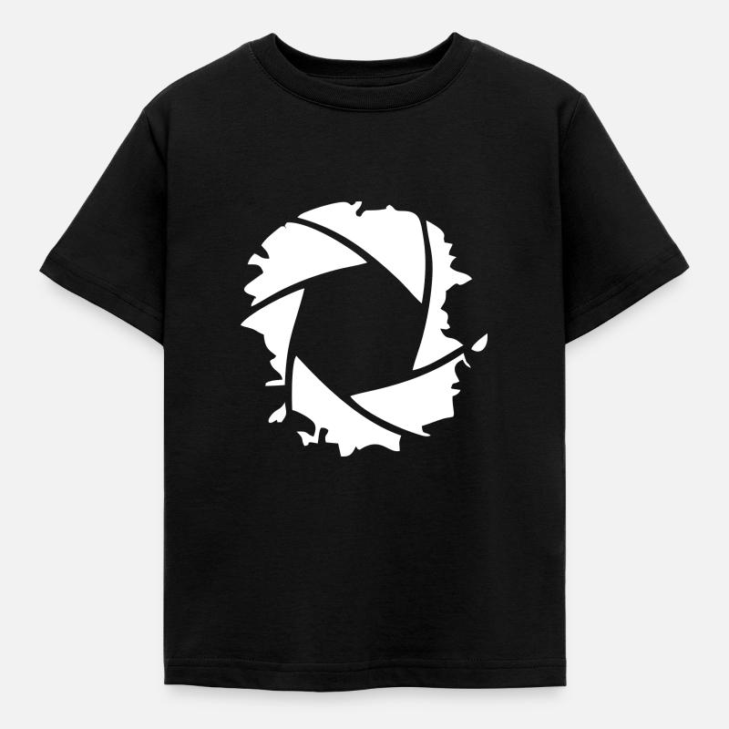 Fotograf - Kinder T-Shirt - Schwarz