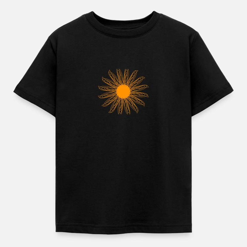 Sun - Kids' T-Shirt - black