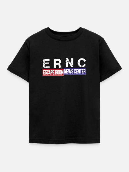 ERNC Logo Neu - Kinder T-Shirt - Schwarz