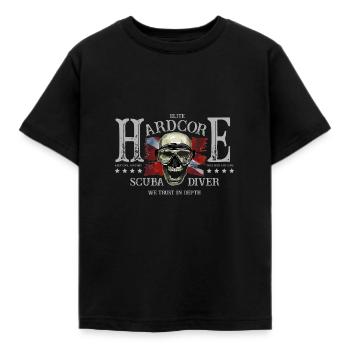 Elite Extreme Diver - Diver Extreme - Kids' T-Shirt - black - Front - AI Model Kid Female (0cm)