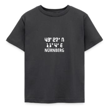 Nuremberg - Kids' T-Shirt - dark grey - Front - AI Model Kid Female (0cm)