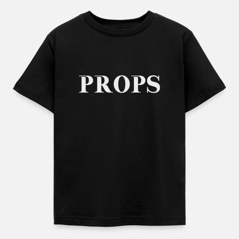 PROPS Respect Gift Idea - Kids' T-Shirt - black