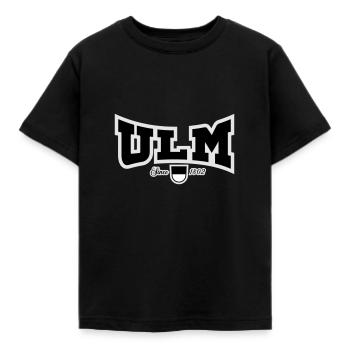 ULM - Kinder T-Shirt - Schwarz - Vorne - AI Model Kid Female (0cm)