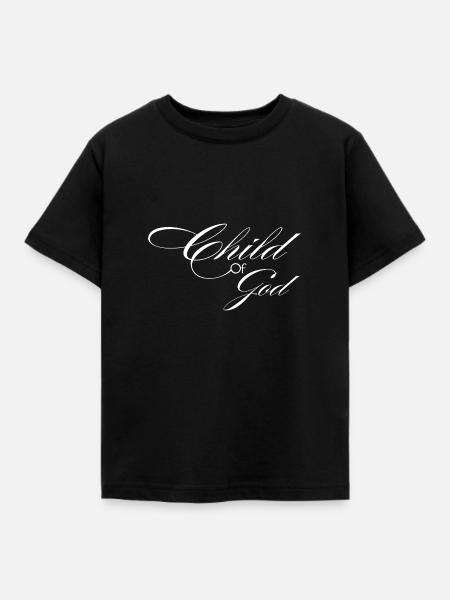 Kind Gottes - Kinder T-Shirt - Schwarz