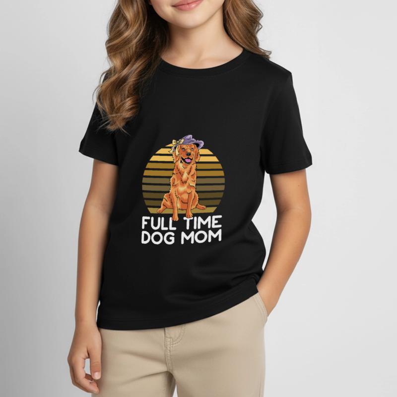 Vollzeithundmutter Hausfrau oder Mutter. Gift Kinder T-Shirt