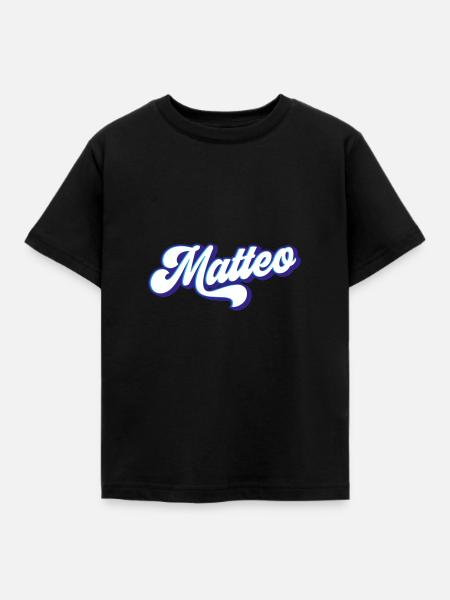 Matteo | Colors changeable - Kids' T-Shirt - black