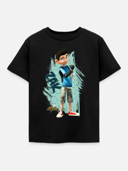 Insectibles Zak - Kinder T-Shirt - Schwarz