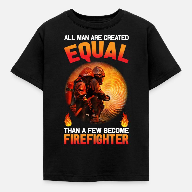 Fire Fighter I Pompier - T-shirt Enfant - noir