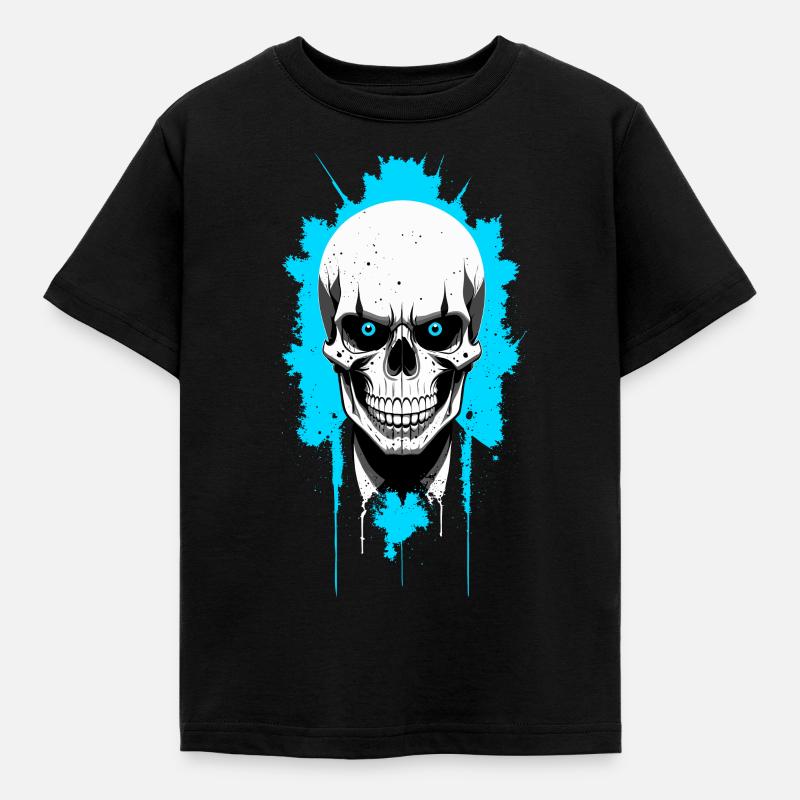 Skull - Kids' T-Shirt - black