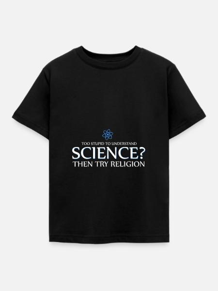Wissenschaft - Kinder T-Shirt - Schwarz