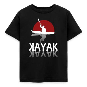 Kayak - T-shirt Enfant - noir - Devant - AI Model Kid Female (0cm)