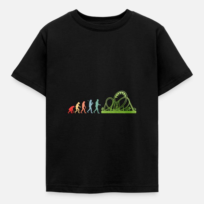 roller coaster - Kids' T-Shirt - black