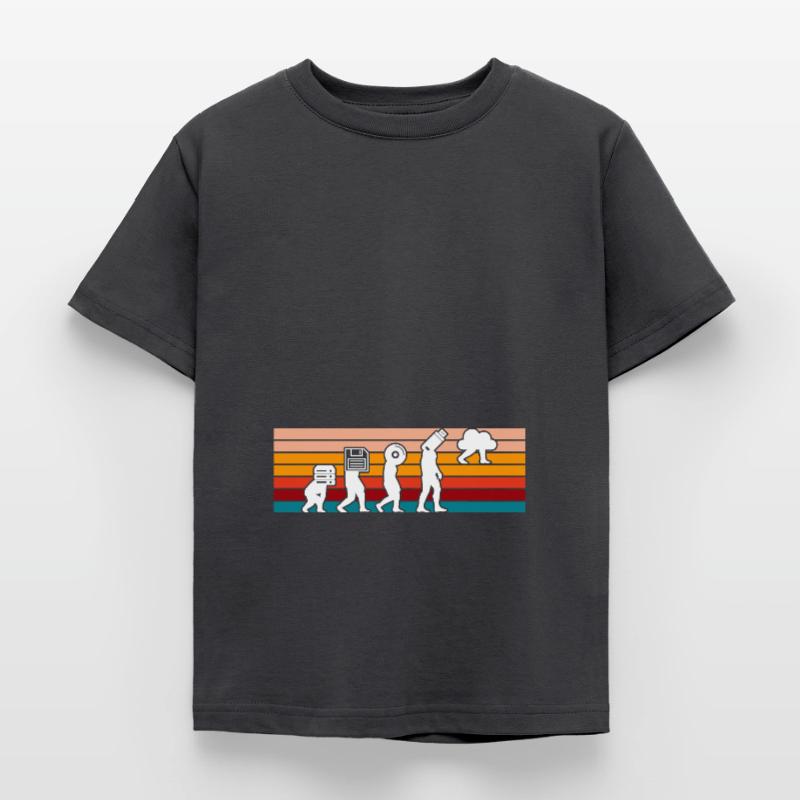 Evolution Of Man Coding Software Developer Program Kinder T-Shirt