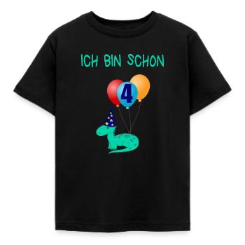 Kindergeburtstag - Kinder T-Shirt - Schwarz - Vorne - AI Model Kid Female (0cm)