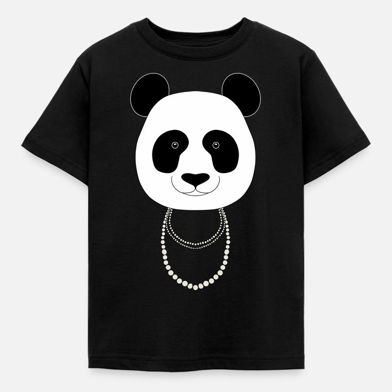 Coco Panel by Pandalicious.Me - Kids' T-Shirt - black