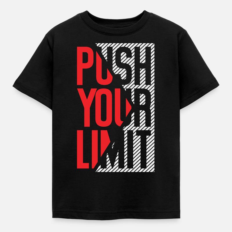 push your limits - T-shirt Enfant - noir