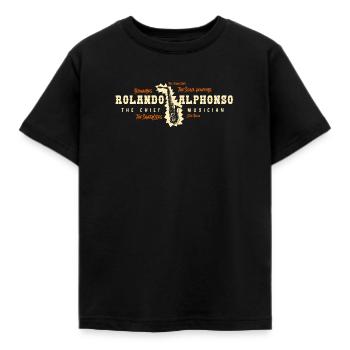 Rolando Alphonso LE CHEF DE MUSIQUE - T-shirt Enfant - noir - Devant - AI Model Kid Female (0cm)