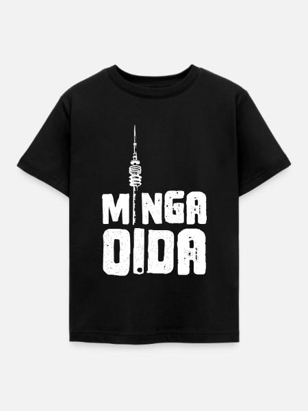 Minga Oida - München Alter - Kinder T-Shirt - Schwarz